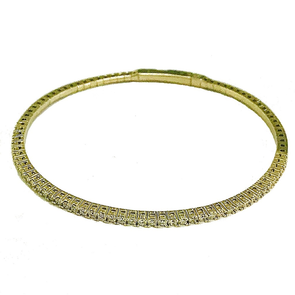 Flexible diamond bracelet